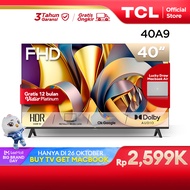 [FHD Google Assist] TCL 40 Inch Smart Android TV - Dolby Audio - Google Play/Netflix/Youtube - Wifi/