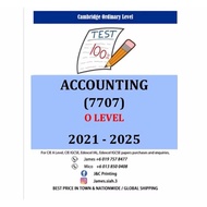 O Level ACCOUNTING (7707) 2021-June/Nov 2025 (Paper 1,2)