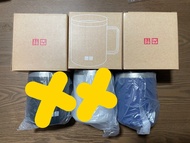 **全新藍色**UNIQLO不銹鋼保溫杯