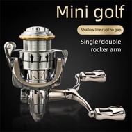 Small Golf Dual Handle Spinning Reel - Shallow Spool for BFS Casting, Stella Style Fishing Reel