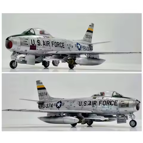 AC12369 Academy 1/48 F-86F-40 Sabre Swept-Wing Jet Fighter Assembly Model kit