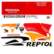 871x0-k45-n20zar Sticker CBR 150 R K45A Repsol Orange Right