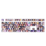 แป้นพิมพ์กลคีย์บอร์ดอะนิเมะญี่ปุ่นโปรไฟล์ Keycaps OEMคีย์บอร์ดอะนิเมะญี่ปุ่น PBT 108keykeykeykeykeyk