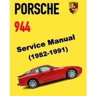 PORSCHE 944 (1982-1991) SERVICE WORKSHOP MANUAL + PARTS CATALOGUE