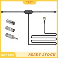 [CloudsMiles] FM Radio Antenna FM F-Head Sheep Horn Antenna for Car FM TV Radio Station 75 Ohms F Fe