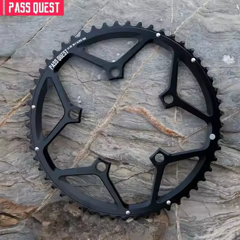 PASS QUEST 110bcd 5 bolts 46/33T 48/35T 50/34T 52/36T 53/39T 54/40T bicycle double sprocket hollow s