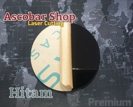 PREMIUM Acrylic Hitam 5mm Diameter 2cm LaserCut Akrilik Bulat
