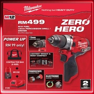 Milwaukee Zero Hero M12 FPD 13mm FUEL™ Percussion Drill