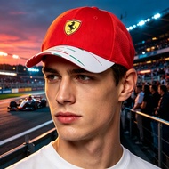 Ferrari F1 2026 Fan Baseball Snapback Hat, Adjustable 54‑62cm, Unisex Racing Cap for F1 Race-day