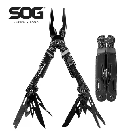 SOG 18 in 1 PowerPint Multitool Pliers Knife Screwdrivers Mini Multifunctional Hand Tools for Home R