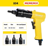 HIFESON Pneumatic Air Rivet Nut เครื่องมือแทรกเกลียวดึง Setter Riveters โลดโผนถั่ว Rivnut เครื่องมือ