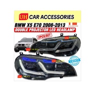 BMW X5 E70 2008 - 2013 DOUBLE PROJECTOR LED HEADLAMP