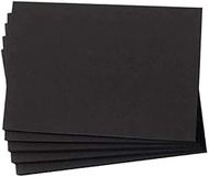 Hamilco 6x9 Black Cardstock Paper 65 lb Cover Card Stock 100 Pack