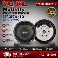 Motivity LD-10B-0705 10" 250W 8Ω Woofer Driver ( Speaker ) FOR PV10     ( 1PC )