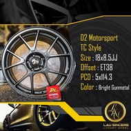 D2 Motorsport TC Style 18x8.5JJ 5x114.3 Bright Gunmetal