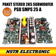paket kit setreo class D2k5 plus smps 25A