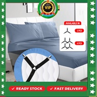Digital Shop786 1@4pcs Triangle Bed Sheet Mattress Holder Grippers Fastener Clips Non-Slip Bedsheet/Topper/