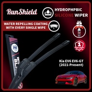 RunShield For Kia EV6 EV6-GT 2021-Present Hydrophobic Coating Silicone Wiper Blade Car Windshield Wi