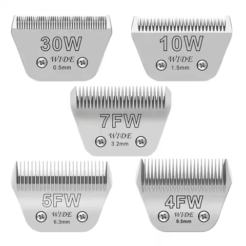 Detachable Animal Dog pet Horse Grooming wide blade Fit For Andis, Oster A5, Wahl KM/Furzone/Laube/H