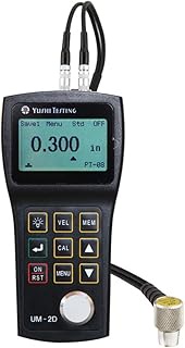 YUSHI UM2 Series UM-2D Handheld Portable Ultrasonic Thickness Gauge Tester Meter 0.03'' to 12'' w/PT