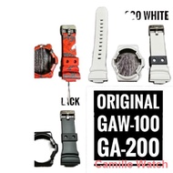 set watch ✸() ORIGINAL GA-200/201 GAW-100 CASIO G-SHOCK REPLACEMENT BEZEL AND BAND. RESIN QUALITY.