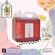 แชมพู Bubble Bear สูตร Cat Purpose 😺 กลิ่น Sweet Vanilla ออร์แกนิก 100% ขนาดแกลลอน 3.5 ลิตร