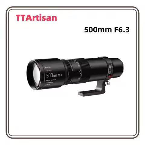 TTARTISAN 500mm F6.3 Full Frame Large Aperture Telephoto Lens for Camera Photography for Fuji Sony E