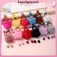 24h Shipping Sleeping Baby Fluffy Plush Cute Doll Charming Decoration Women Girls Bags Cars Keychain