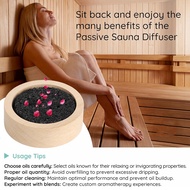 Lava Stone Diffuser Natural Aromatherapy for Sauna, Office, Bedroom, Bathroom for Home, Offices, Yog