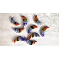 7 Chakra Crescent Carving