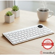 [USED] Wireless Bluetooth Keyboard A1314 Silver Aluminium - Ultra Slim for Mac Mini / iPad / PC