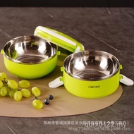 Double Layer Convenient Lunch Box Creation df-cp0616m Stainless Steel Cleaning Green Lunch Box Keepi