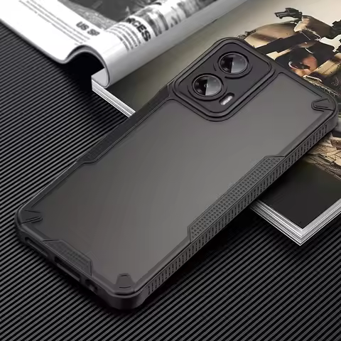 Suitable for Moto G35 anti-fall protective case Moto G55 trendy Moto G75 5G translucent oil-sprayed 