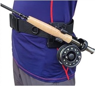 Fly Fishing 3rd Hand,Fly Fishing Rod Holder,Fly Fishing Wader Belt，Wearable Fishing Rod Holder Fishing Belt,Compatible Baitcasting Rod and Spinning Rod，with 20pcs Soft Lures