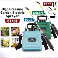 8L/5L Electric Sprayer Pam Racun Battery Sprayer Knapsack Sprayer Pump Disinfection Sprayer with 240