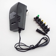 Universal Adjustable AC DC Power Adapter Charger ตัวเชื่อมต่อแหล่งจ่ายไฟ Plug 30W 3V 4.5V 5V 6V 7.5V 9V 12V 2A 2.1A YB23