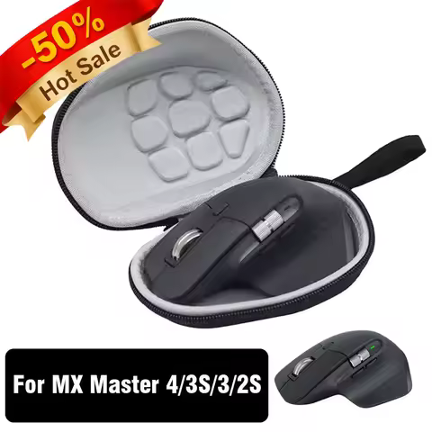 New Hard Travel Case for Logitech MX Master 4 / MX Master 3 /MX Master 3S Advanced Wireless Mouse Bl