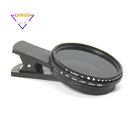 52mm Phone ND Filter ND2 to ND400 Clip-on Variable Neutral Density Filter for Phone Mobile Smart Pho