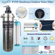 GEN AIR PVDF Membrane outdoor water filter SUS304