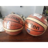 Imported spalding and molten basketball