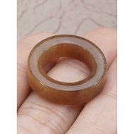 Xinjiang Hetian Jade End Sugar Ring Sugar Material Sugar Jade Ring Men Women Natural Jade Ring Jade 