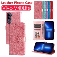 Vivo V40Lite Casing For Vivo V40 V50 Lite Pro V40Lite V40Pro V50Lite VivoV40Lite VivoV40Pro Leather 