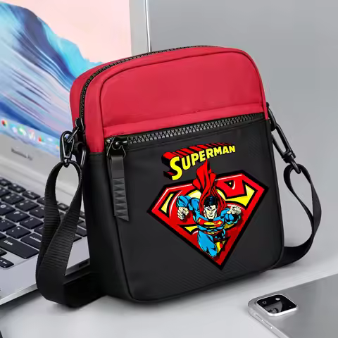 Supermans Shoulder Bag for Women Men Anime Clark Kent Crossbody Bag mens Canvas Messager Women Men T