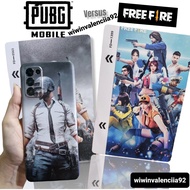 BACK Skin Sticker PUBG/FreeFire OPPO RENO 2/RENO2 F/RENO 1/Reno 10X ZOOM/ A39 A57 A71 A83 K5 K3 K1 R