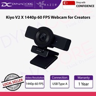 Razer Kiyo V2 X 1440p 60 FPS Webcam for Creators