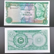 Collectibles for B28/101557 UNC 100%New Malaysia Siri 4 RM5 Haji Taha Duit Lama (1pcs)