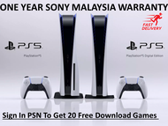 SONY PS5 Playstation 5 (825GB - Disc / Digital Edition)FOR SONY MALAYSIA WARRANTY