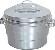 Subaa Standard Anodised Aluminium Idli Maker with Steamer Cooker (2 plate-10 idli pits) Export Quality-1kg