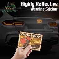 EARLFAMILY Mugen Hajime No Ippo Reflective & Mangetic Car Sticker Personality Occlusion Scratch Wate