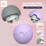 ​3in1 Massage Lacrosse Ball 6CM Trigger Point Fascia Ball Sport Fitness Relax Shoulder Bola Physio